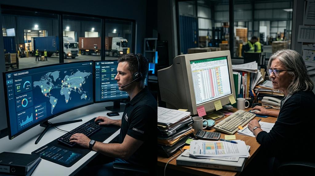 Comparación de CRM, TMS y Excel: Qué elegir para una empresa de logística en 2026