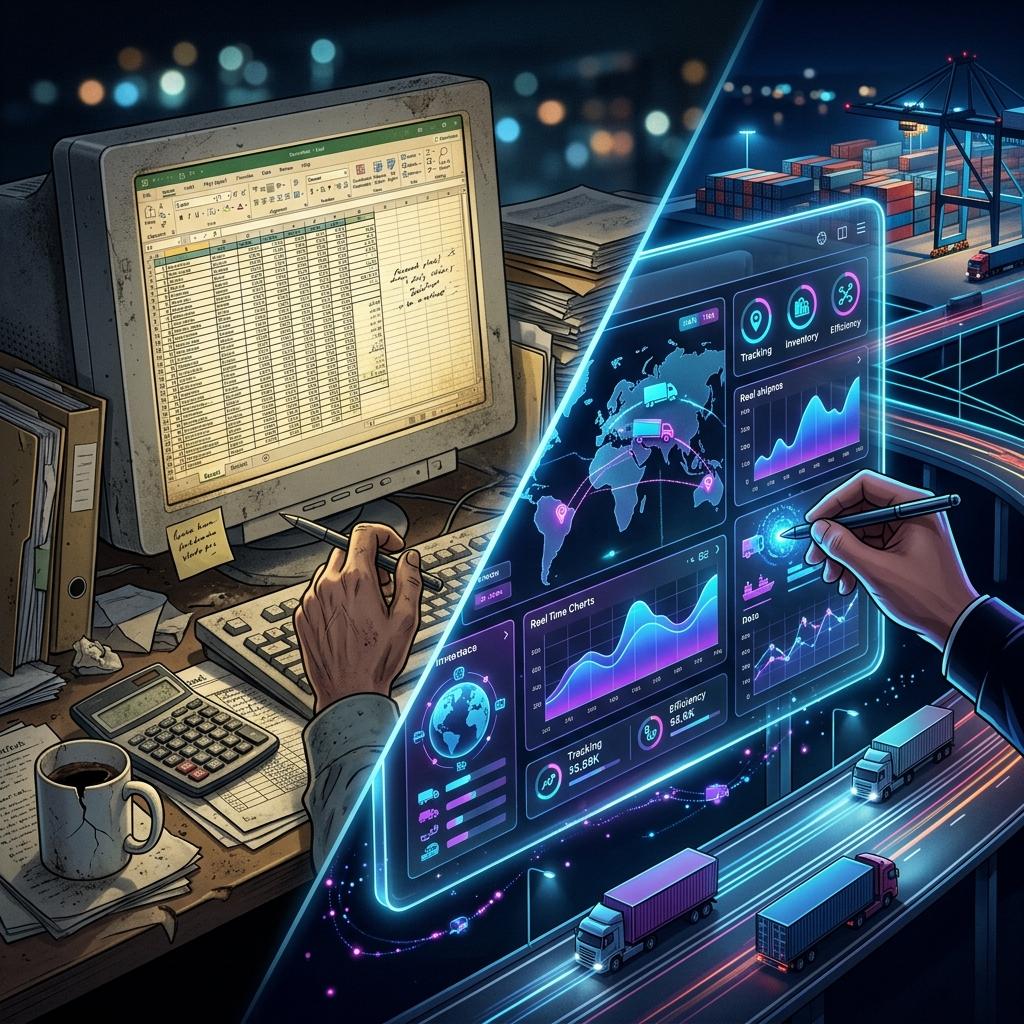 Confronto tra CRM, TMS ed Excel: Cosa scegliere per un'azienda di logistica nel 2026 | CargoPro